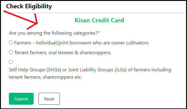 kisan cards