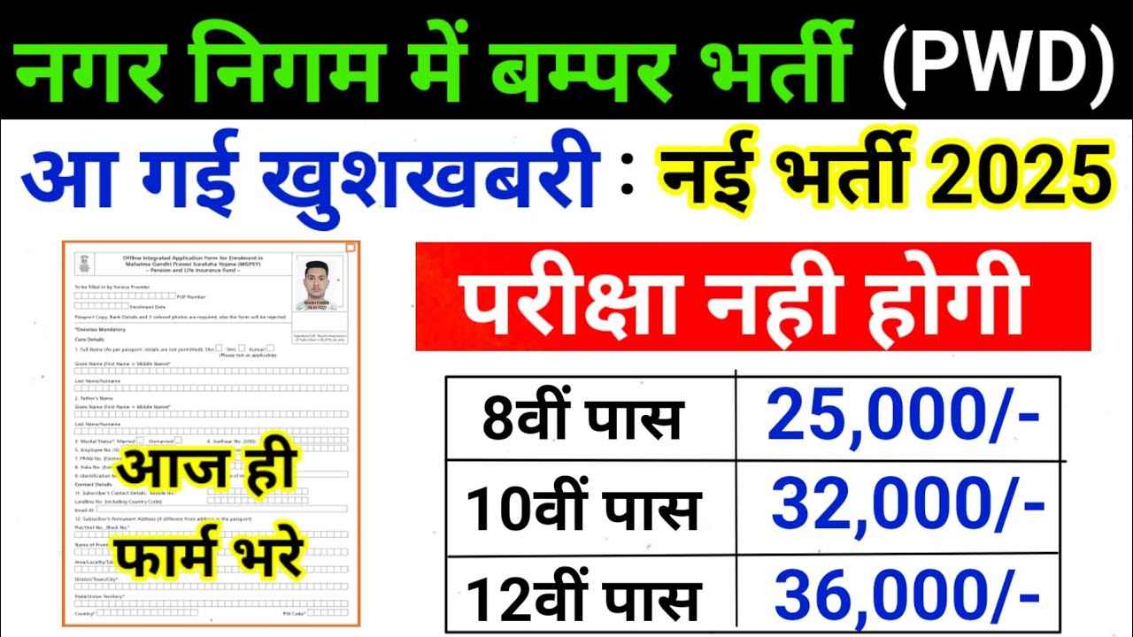 Nagar Nigam Various Job