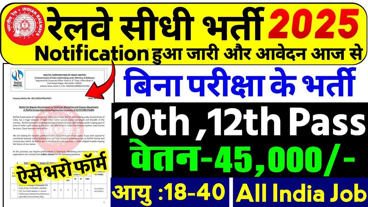Railway Various Jobs