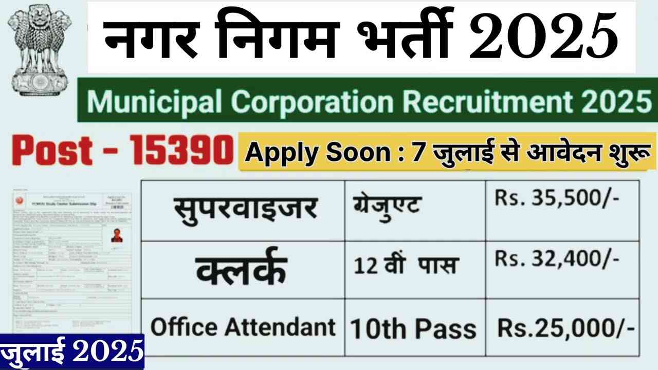 Nagar Nigam Job Vacancy