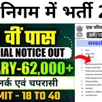 Nagar Nigam Job Bharti